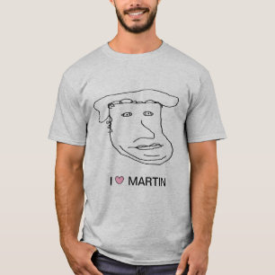 I ♥のマーティンLutherのTシャツ Tシャツ
