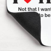 I ♥の外傷 マウスパッド (コーナー)