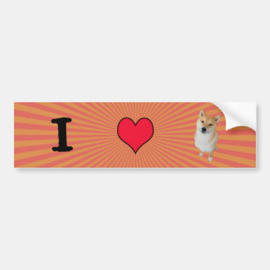 I ♥のBarkleyのバンパーステッカー バンパーステッカー