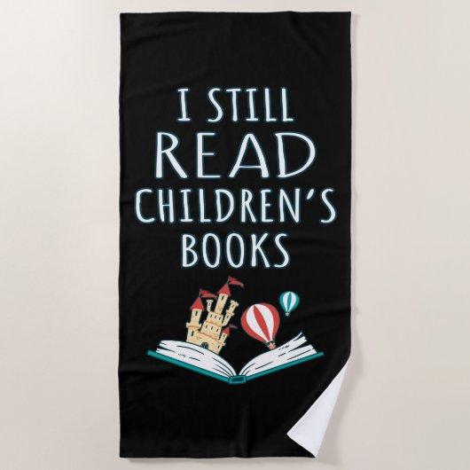 I.ま読だ子どもの本II ビーチタオル (正面)