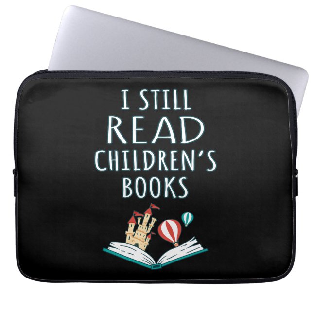 I.ま読だ子どもの本II ラップトップスリーブ (正面)