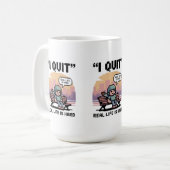 "I やめ – 生きは懸命おもしろい" Gamer コーヒーマグカップ (正面左)