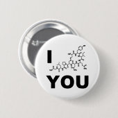 I (オキシトシン)あなたがボタンがかかる 缶バッジ (正面&裏面)