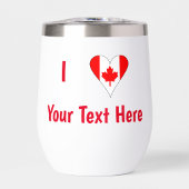 I (カナダ国旗のハート)あなたの赤い文字