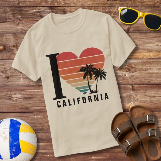 I ♥カリフォルニアレトロティー Tシャツ
