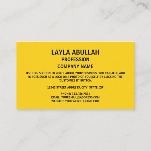 I – キリバス国旗・紋章・キリバス国旗 名刺 (裏面)