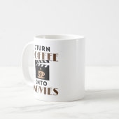 I.コーヒーを映画に変えるスクリーンライター・プロデューサー コーヒーマグカップ (正面左)