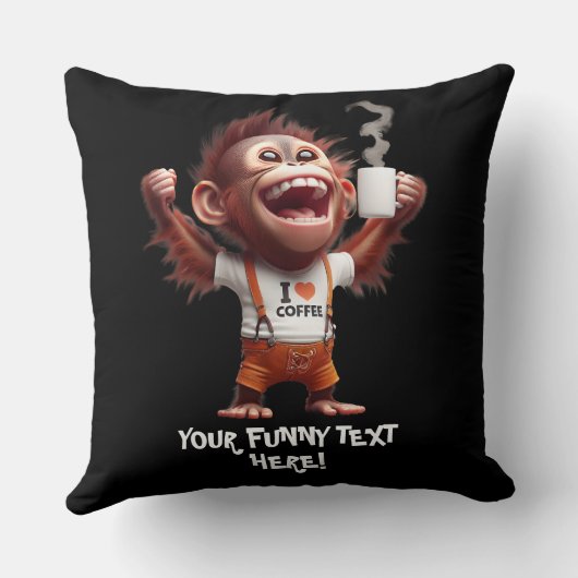 I ♥コーヒー クッション (裏面)