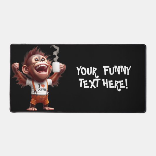 I ♥コーヒー デスクマット (正面)