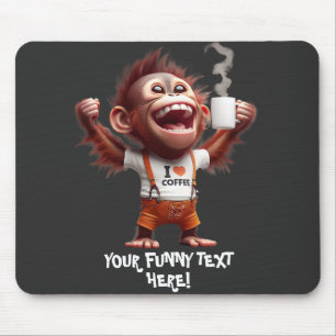 I ♥コーヒー マウスパッド