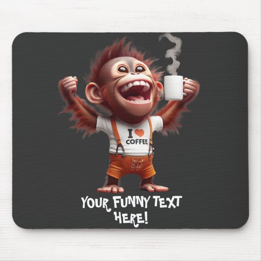 I ♥コーヒー マウスパッド (正面)