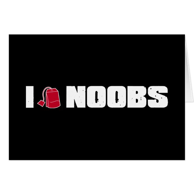 I (ティーバッグの) noobs (正面横)