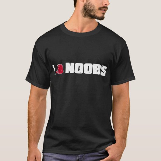 I (ティーバッグの) noobs tシャツ (正面)