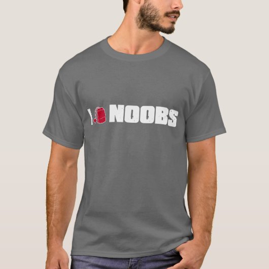 I (ティーバッグの) noobs tシャツ (正面)