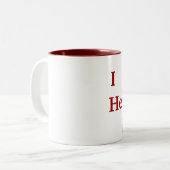 I   ハートの    お母さん ツートーンマグカップ (正面左)