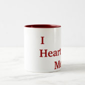 I   ハートの    お母さん ツートーンマグカップ (中央)