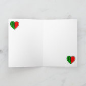 I (ハートの)スイカ カード (内部)