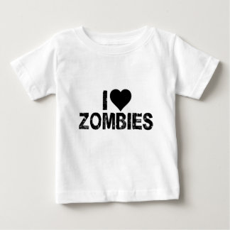 I [ハートの]ゾンビ ベビーTシャツ
