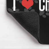 I (ハートの)チワワ マウスパッド (コーナー)