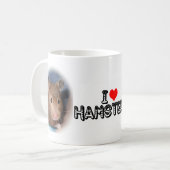I (ハートの)ハムスター コーヒーマグカップ (正面左)