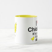 I (ハートの)鶏 マグカップ (中央)