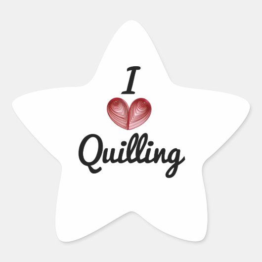 I (ハート)お1.5インチハート型ステッカー 星シール (正面)