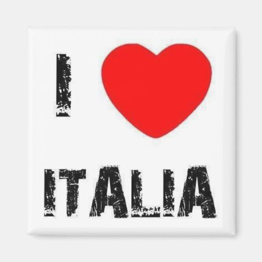 I [ハート]イタリア マグネット (正面)