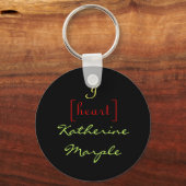 I [ハート]キャサリン・マルプル キーホルダー (正面)
