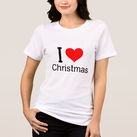 I(ハート)クリスマス トライブレンドＴシャツ (正面)