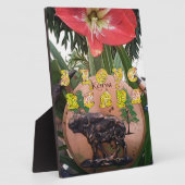 I (ハート)ケニアバッファローパッチ/プリント フォトプラーク (側面)