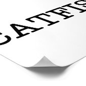 I [ハート]ナマズ ポスター (角)