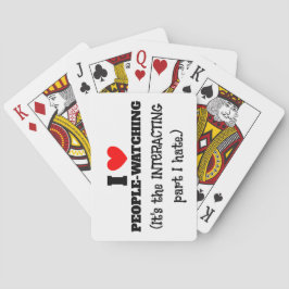 I (ハート)人が見て、人と人との関わりが嫌い トランプ