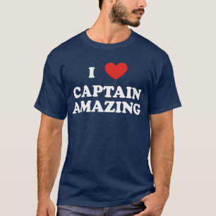 I (ハート)大尉Amazing Dark Tshirt Tシャツ