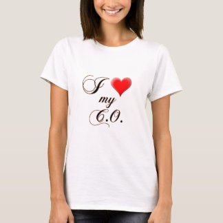 I "ハート"私のC.O. Tシャツ