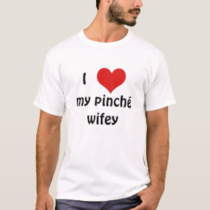 I 「ハート」私のpinchéのwifey tシャツ