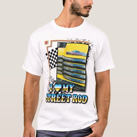 I(ハート)通りロッドTシャツ Tシャツ (正面)