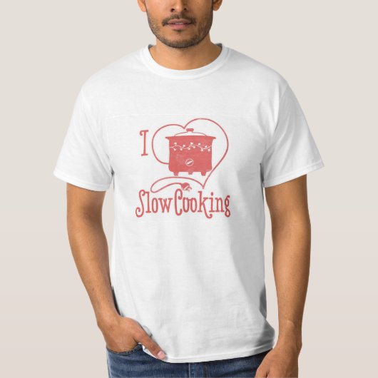I [ハート]遅い料理 Tシャツ (正面)