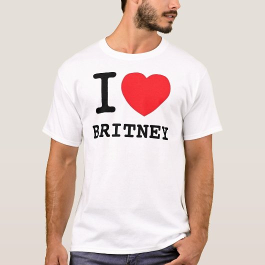 I (ハート) Britney Tシャツ (正面)
