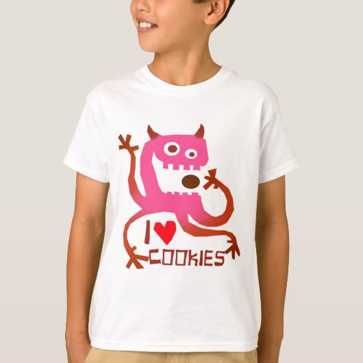 I *ハート* Cookie - – シャツ (正面)