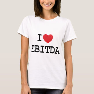 I (ハート) EBITDA Tシャツ