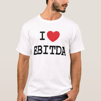 I (ハート) EBITDA Tシャツ