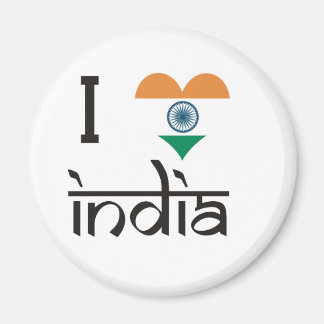 I "ハート" India - I Love India マグネット