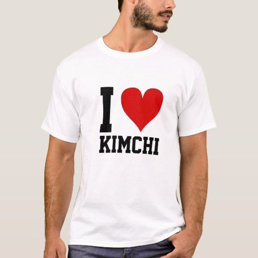 I [ハート] Kimchi Tシャツ (正面)