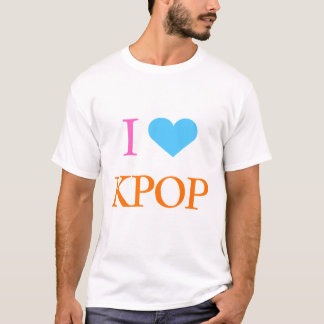 I (ハート) KPOPのワイシャツ Tシャツ