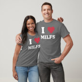 I "ハート" MILFS Tシャツ (ユニセックス)