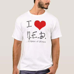 - I "ハート" N.E.D. Cancer概要 Tシャツ