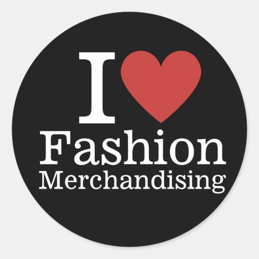 I❤️ファッションの商品化 ラウンドシール (正面)