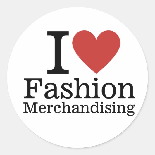 I❤️ファッションの商品化 ラウンドシール (正面)