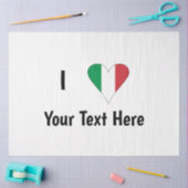 I (フラグイタリアンハート愛)テキスト 薄葉紙 (クラフト)