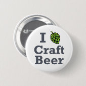 I [ホツプの]技術ビール 缶バッジ (正面&裏面)